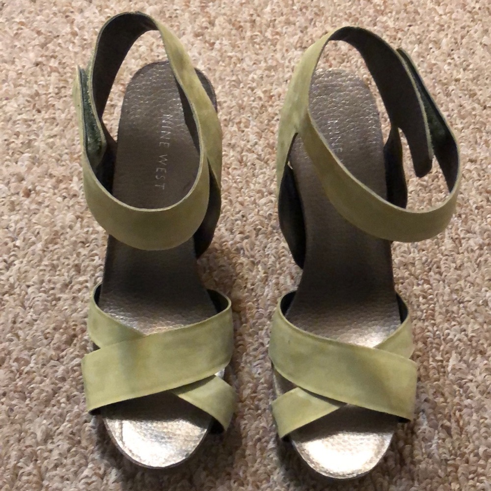 High heeled sandals